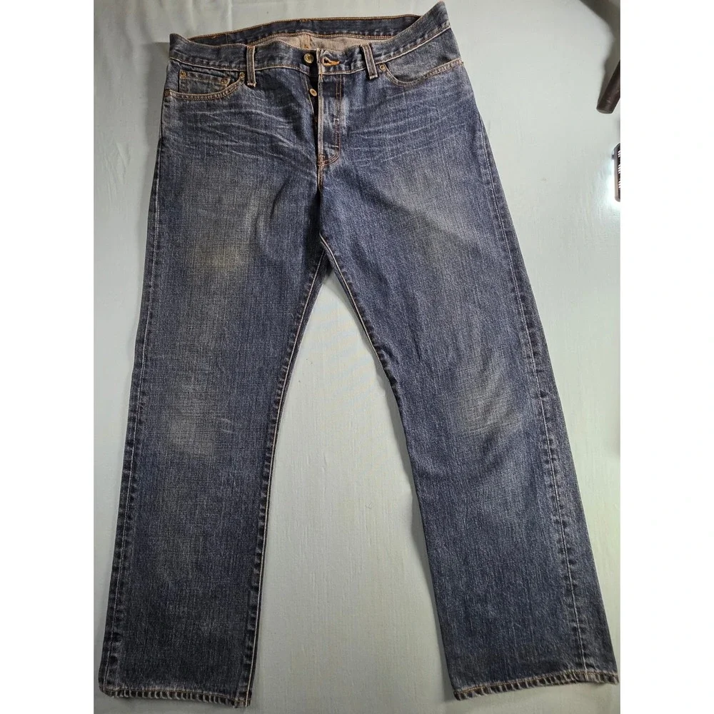 Vintage Levis Hesher Jeans 36x32 Made in USA Low Rise Straight Leg 00558-8548